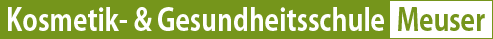 Logo der Kosmetik- und Gesundheitsschule Meuser